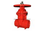 Rodeo - Model RODEO0005GV - FM Approved Grooved Fire Fighting Gate Valve