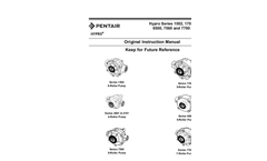 Pentair Hypro - 4001 Series - 4-roller Pump - Manual