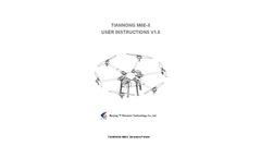 Model M6E-X - Agriculture Unmanned Aerial Vehicle (UAV)  Manual