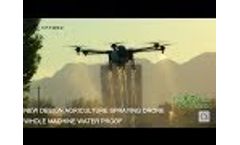 TTA M6E Agriculture drone from Beijing TT Aviation Technology Video