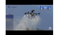 TTA Hybrid agri spraying drone M4H Video