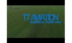 Agriculture drone of TTA Video