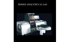 Persee - Model A3 AA - A3 Atomic Absorption Spectrometer