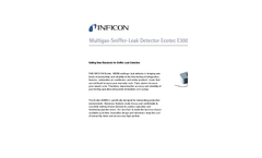 INFICON - Model Ecotec E3000 - Multigas Sniffer Leak Detector - Datasheet