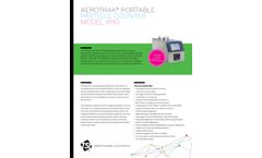 TSI AeroTrak - Model 9110 - Portable Particle Counters - Datasheet