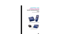 DustTrak DRX Aerosol Monitor 8533EP Manual