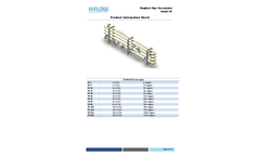 H2Flow - Model cSeries - Pipe Flocculator for Chemical Treatment System - Datasheet