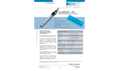 Senect - Model 410-XR1-SC - Elektrochemical pH Sensor Brochure