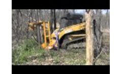 Ryan`s Equipment Saw for skid steers Video