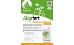AlgaFert - Natural Hidrolizados Fertilizer Brochure