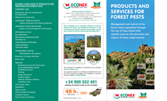 Econex Products and Services for Forest Pests Leaflet Brochure