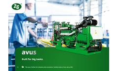 Avus - Model 550 to 2,000 kW - Combined Heat and Power Plant - Brochure