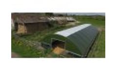 McGregor Polytunnels manufacture a Livestock Pop-Up Tunnel for farm in Hampshire Video