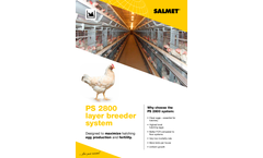 Salmet - Model PS2800 - Layer Breeder System Brochure