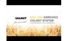 Salmet AGK 3600 Enriched Colony System Video