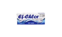 Ef-Chlor - Model 17 mg - Water Treatment Tablets for 4-5 Litres Water