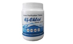 Ef-Chlor - Model 1.67 gm - Water Tank Cleaning  Tablets for 500 Litres Water
