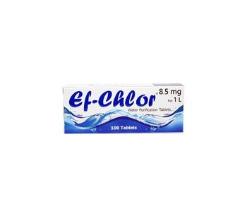 Ef-chlor - Model 8.5 mg - 1-2 L Water Purification Tablets