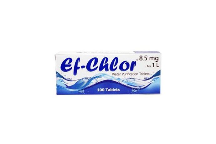 Ef-chlor - Model 8.5 mg - 1-2 L Water Purification Tablets