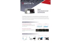 QUANTOM Tx Microbial Cell Counter Flyer