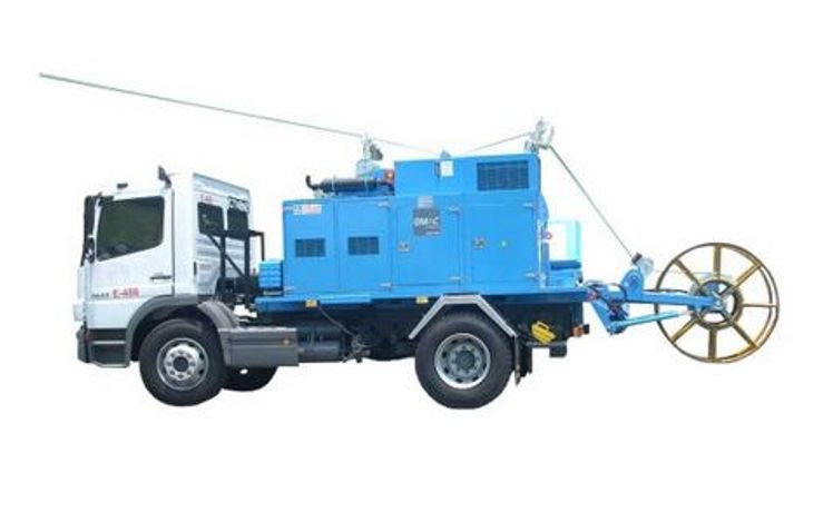 OMAC - Model F120.150.4.CM - Truck-Mounted Hydraulic Tensioner