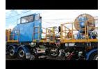 Road-Rail Catenary Stringing System (2 Wires, 2 Reel-Stands) – Partnership Manco Rail Nz- Omac Italy Video