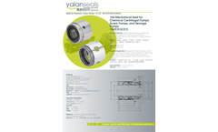Yalan - Model YL 104 - Mechanical Seal for Chemical Centrifugal Pumps  Brochure
