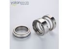 YALAN Seals - Model 108U - YALAN 108U Single Spring Mechanical Seal for Water Pumps, Circulating Pumps and Vacuum Pumps