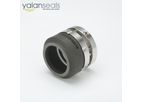 YALAN Seals - Model C20B - YALAN C20B Multi Spring Balanced Mechanical Seal for Chemical Centrifugal Pumps, Vacuum Pumps, Compressors and Reaction Kettles
