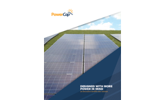 PowerCap - Solar System for Landfills and Impoundments - Brochure