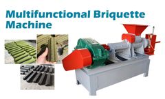 Practical! Multifunctional Briquette Machine for Making Briquettes from Charcoal, Grass, Clay