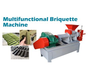 Practical! Multifunctional Briquette Machine for Making Briquettes from Charcoal, Grass, Clay