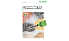 Matsushima - Vibrating Level Switch Brochure
