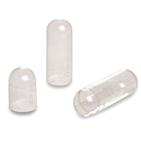 Model Size 000 - Clear Empty Gelatin Capsules