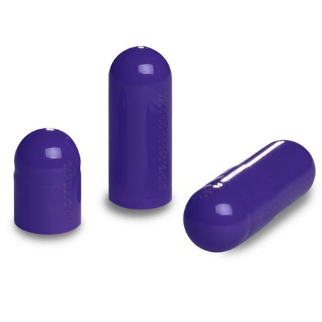 Model Size 3 - Purple Empty Gelatin Capsules