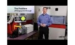 Interferometer measuring in vibration performs metrology with noise-free interferometry data - Video