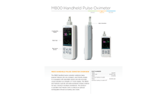 Maxtec - Model M800 Pulse - Handheld Oximeter Brochure