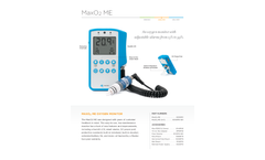 Maxtec - Model MaxO2 ME - Blender Kit Brochure
