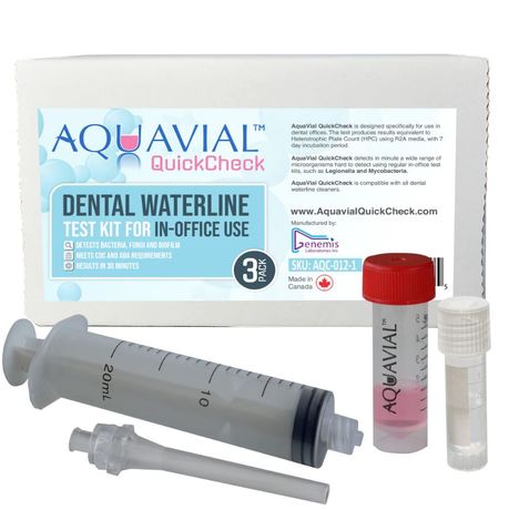 AquaVial - Model Quick Check - Dental Unit Waterline Test Kit