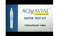 Aquavial E coli and Coliform Test kit - Video