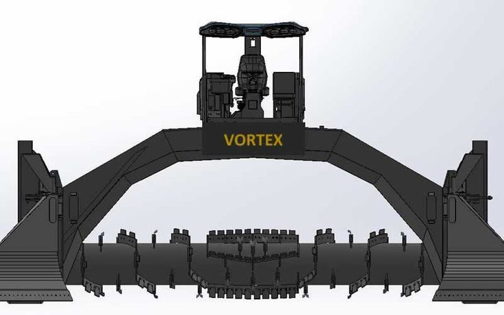 Model Vortex - Windrow Turner