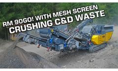 On-Site Recycling With Rubble Master - Video