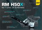 RM - Model H50X Hybrid - Up to 50% fuel savings thanks to RM hybrid technology