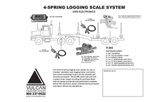 Vulcan - Model T-303 - 4-spring Logging Scale System - Brochure