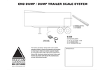 Vulcan - Model G-330 - End Dump / Dump Trailer Scale System - Brochure