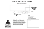 Vulcan - Model G-320 - Trailer Only Scale System - Single Point Suspension - Brochure