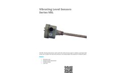 APG - Model Series VBL - Vibrating Rod Level Switch - Datasheet