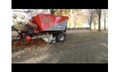 Trilo S3 Vacuum sweeper, Leaf collector  Video