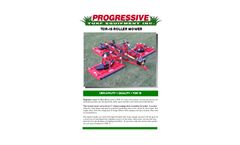 Vanmac - Model TDR15 - Progressive Tri-Deck Roller Rotary Mowers Brochure