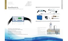 GasCheck H2 Tracer Gas Leakage Detection Equipment - Brochure